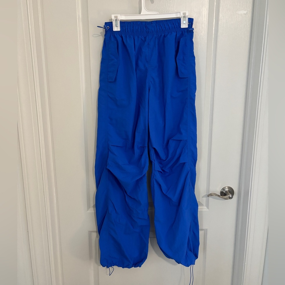 Blue Parachute Pants